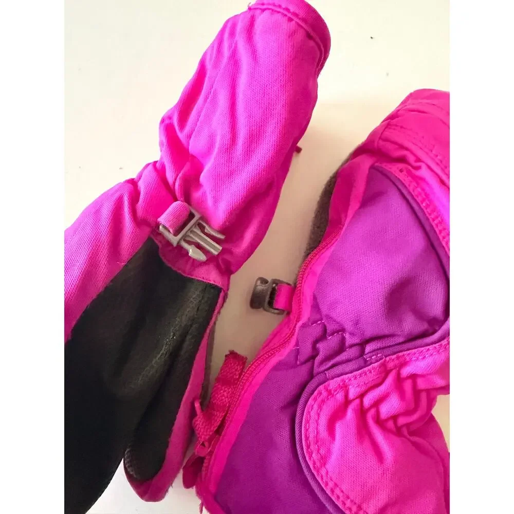 HEAD Junior Ski Mittens - Pink - Warm & Waterproof Winter Gear